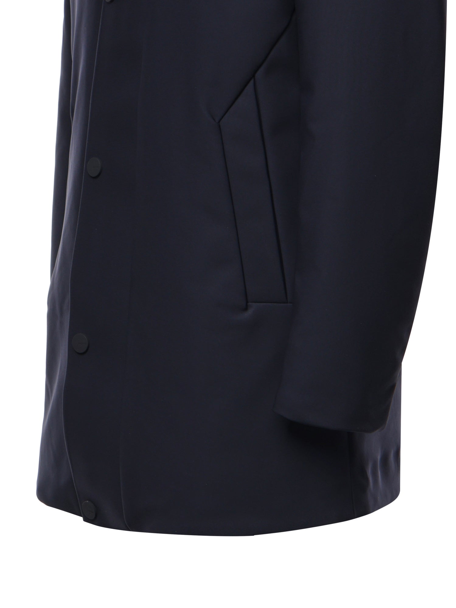 Parka in misto nylon HE2440015 BLUE HESKIMO 