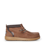 Stringate Wally Mid GripR in pelle HD.45161 2LU HEY DUDE 