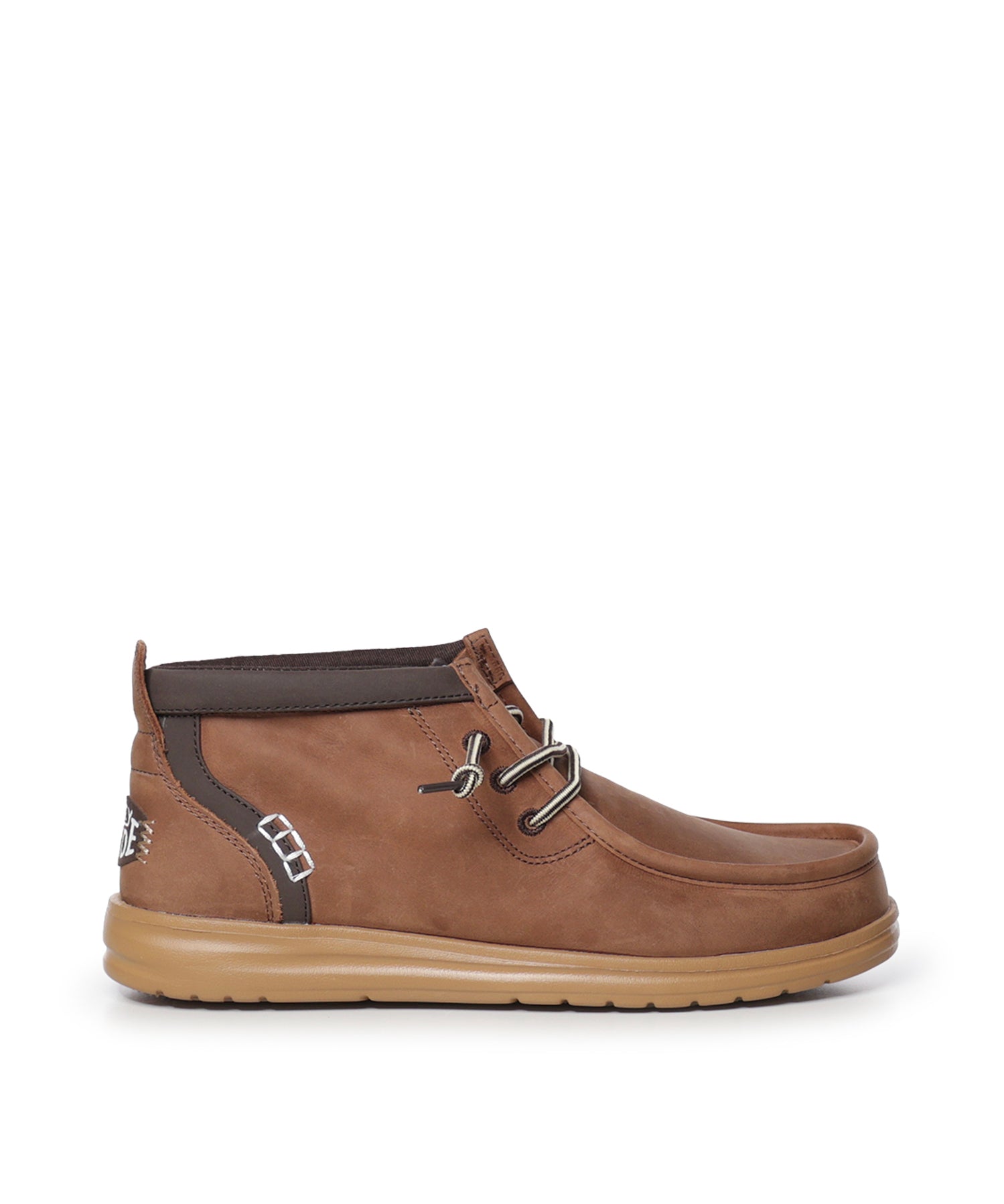 Stringate Wally Mid GripR in pelle HD.45161 2LU HEY DUDE 