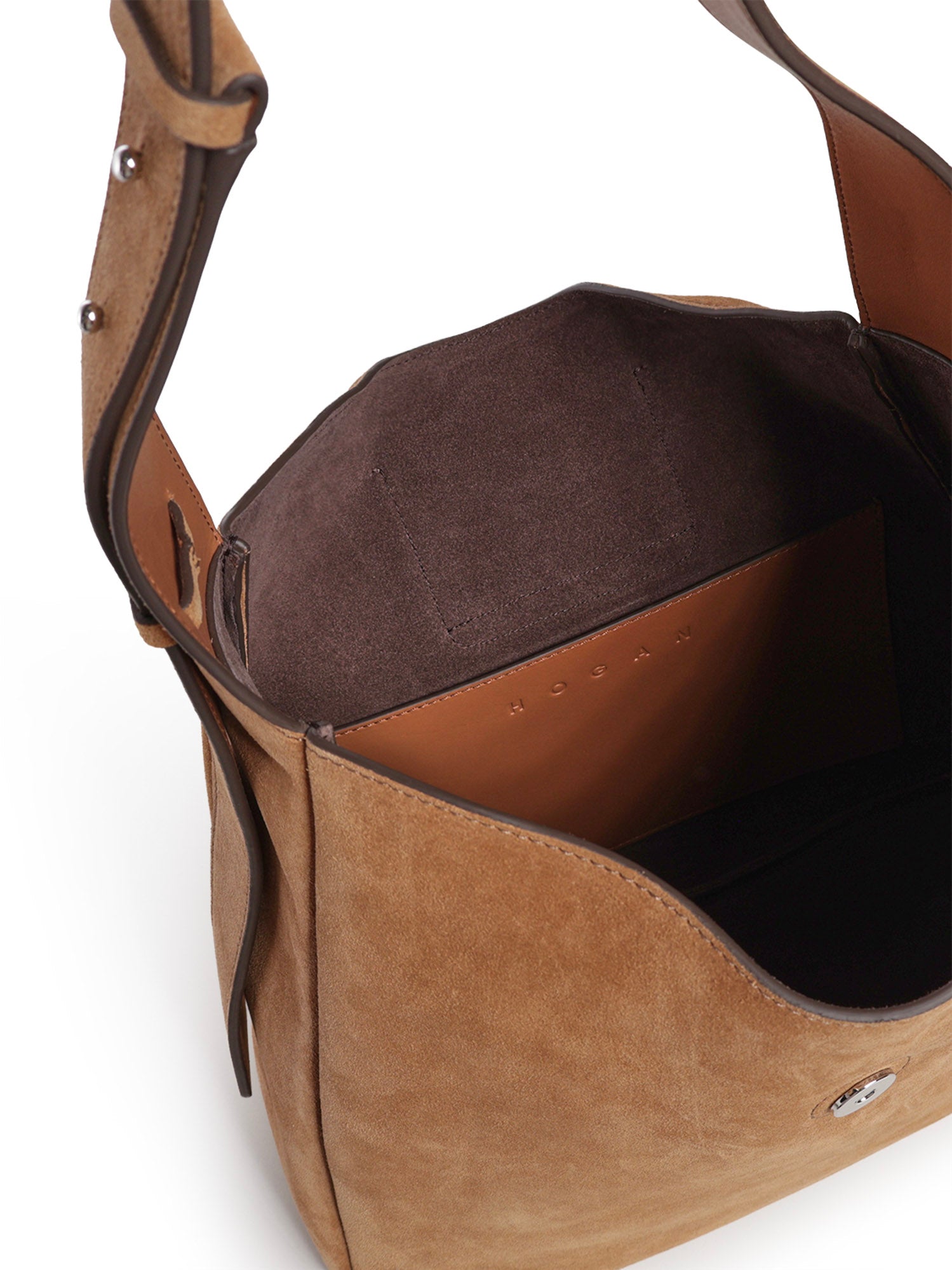 Borsa Hobo Hogan Trend in suede<BR/> KBW01XS0200UGM S410 HOGAN 