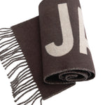 Sciarpa con frange e logo ACU00435AOT4001 080 JACQUEMUS 