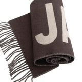 Sciarpa con frange e logo ACU00435AOT4001 080 JACQUEMUS 