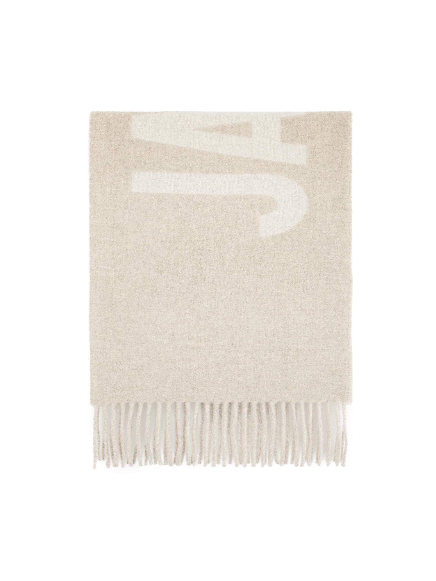 Sciarpa con frange e logo ACU00435AOT4001 193 JACQUEMUS 
