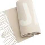 Sciarpa con frange e logo ACU00435AOT4001 193 JACQUEMUS 