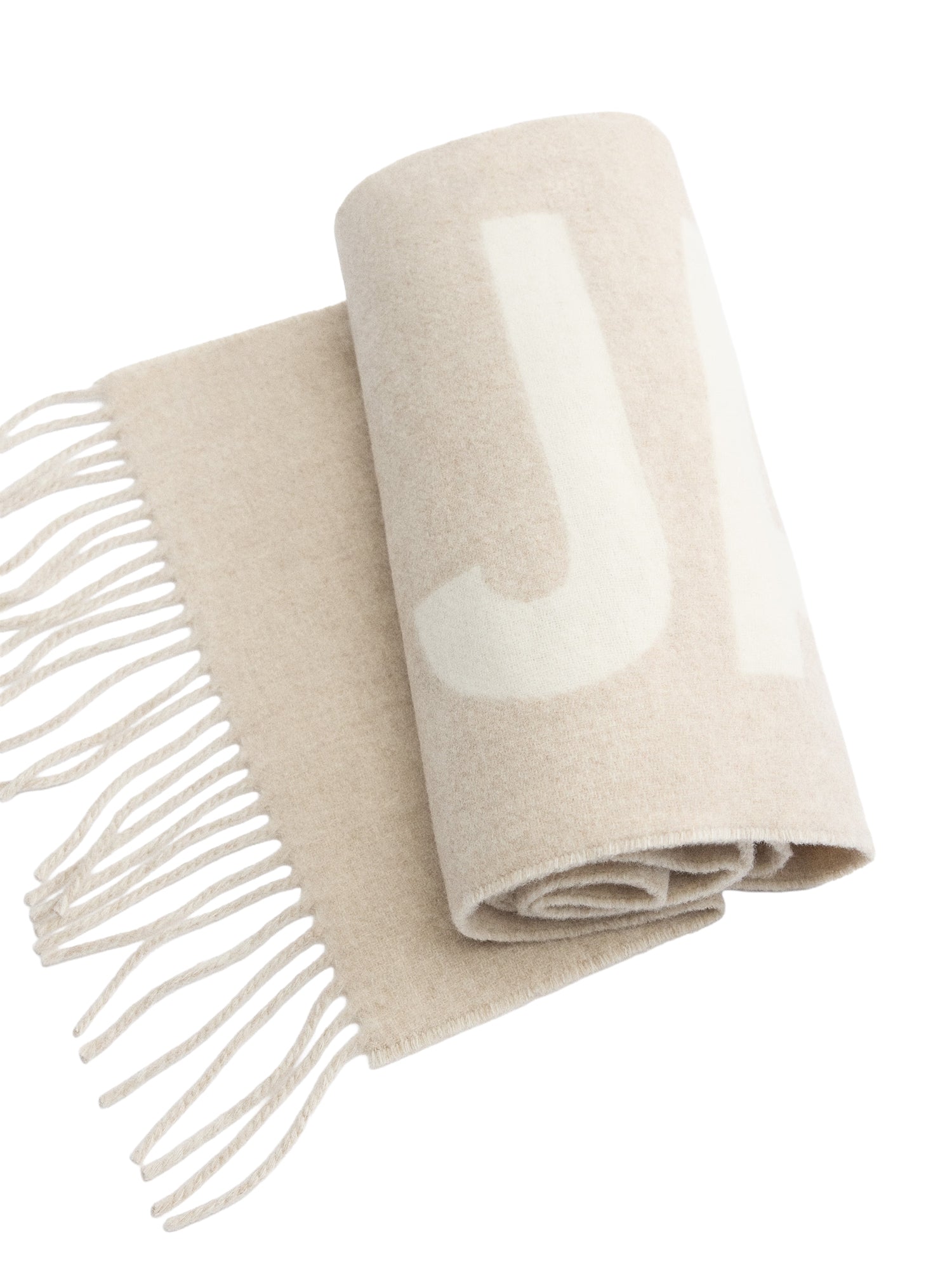 Sciarpa con frange e logo ACU00435AOT4001 193 JACQUEMUS 