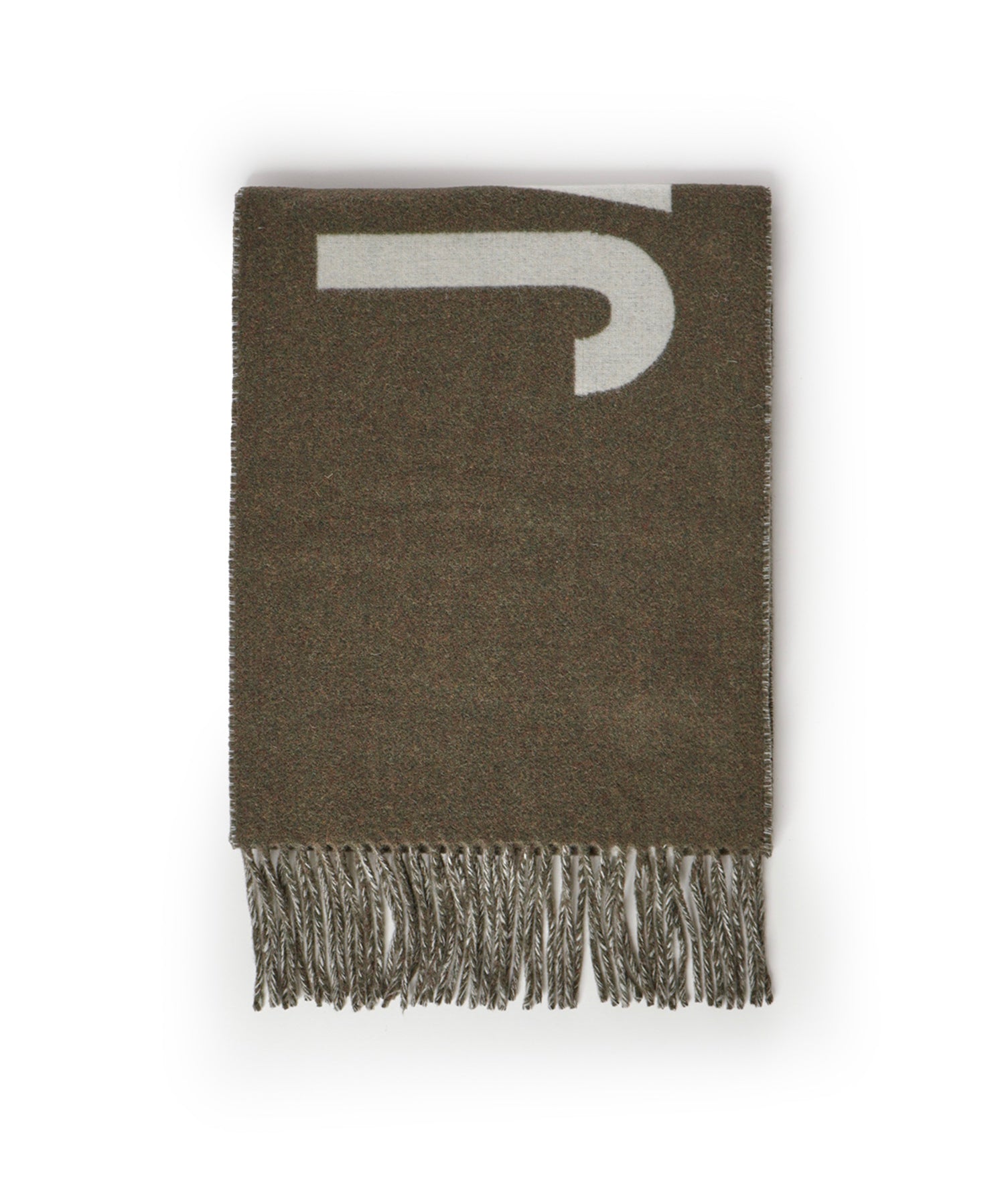 Sciarpa con frange e logo ACU00435AOT4001 560 JACQUEMUS 