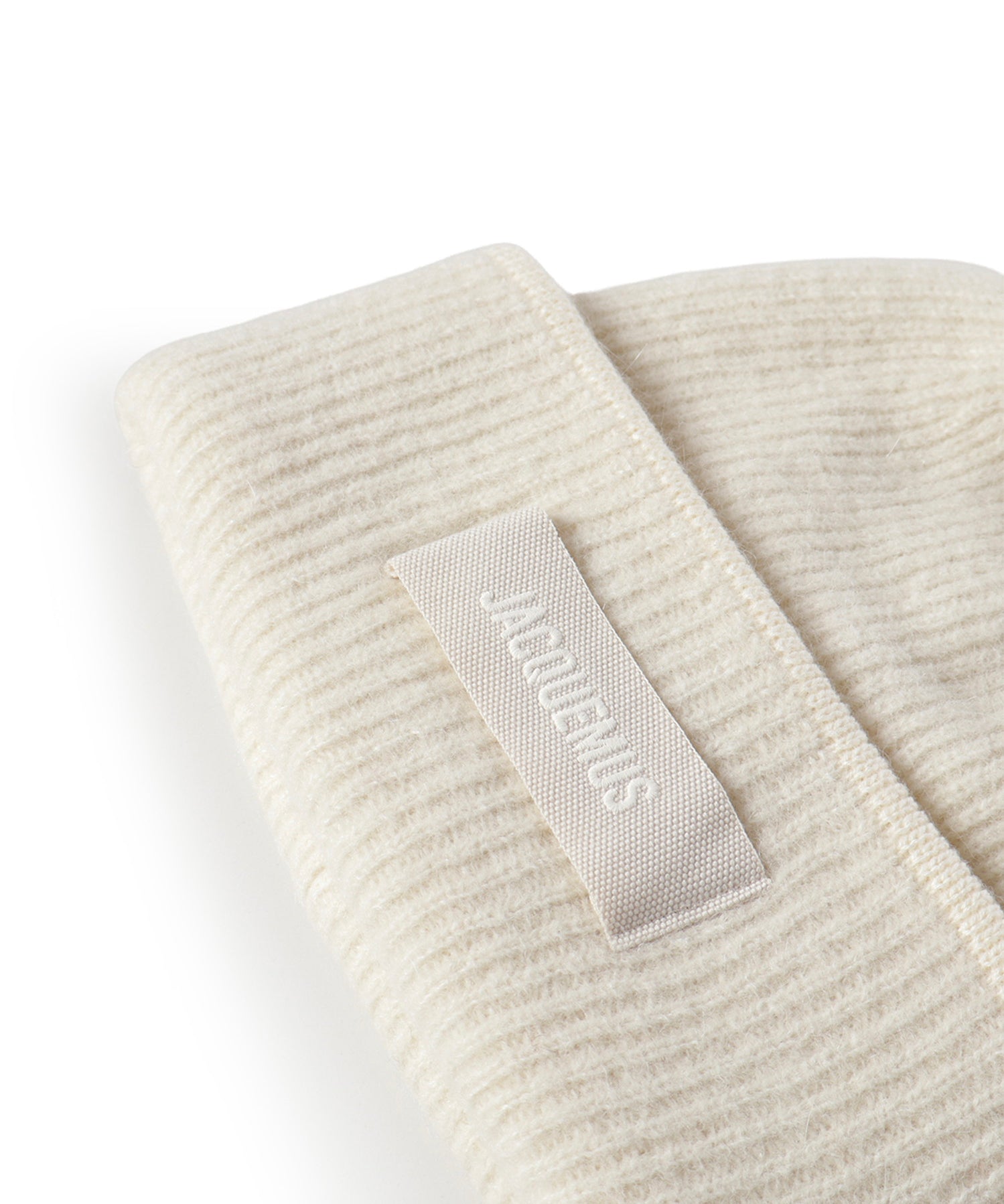 Beanie in gros grain con logo ACU00666AK00227 110 JACQUEMUS 