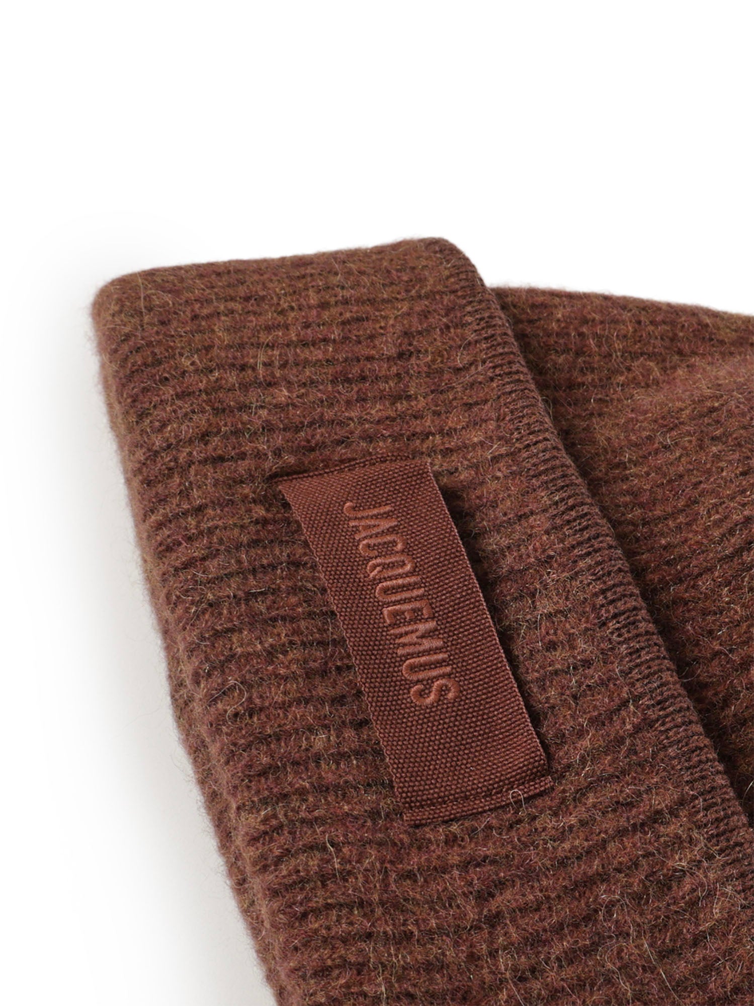 Beanie in gros grain con logo ACU00666AK00227 850 JACQUEMUS 