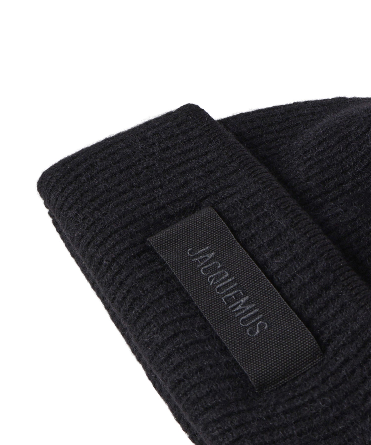 Beanie in gros grain con logo ACU00666AK00227 990 JACQUEMUS 