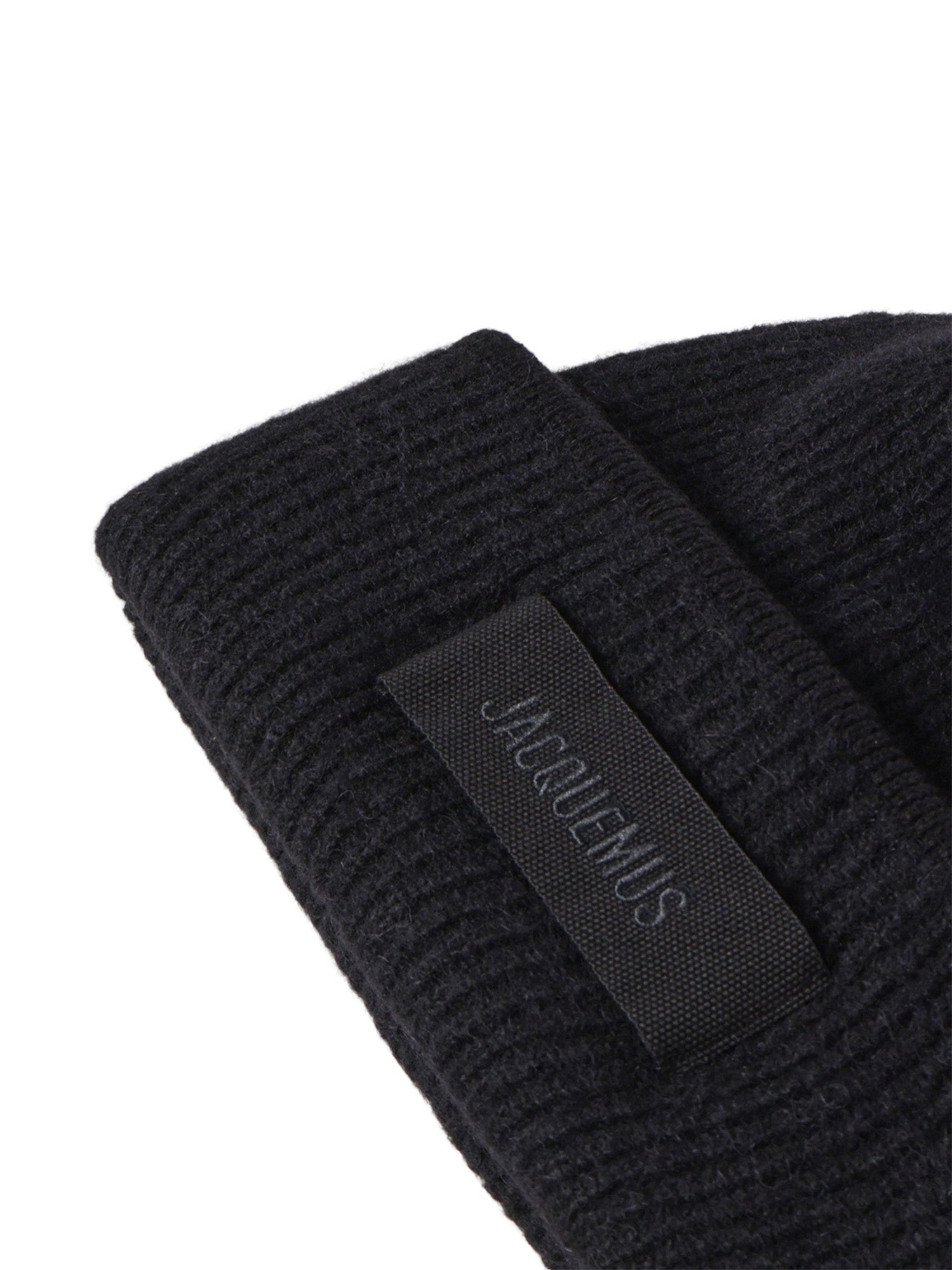 Beanie in gros grain con logo ACU00666AK00227 990 JACQUEMUS 