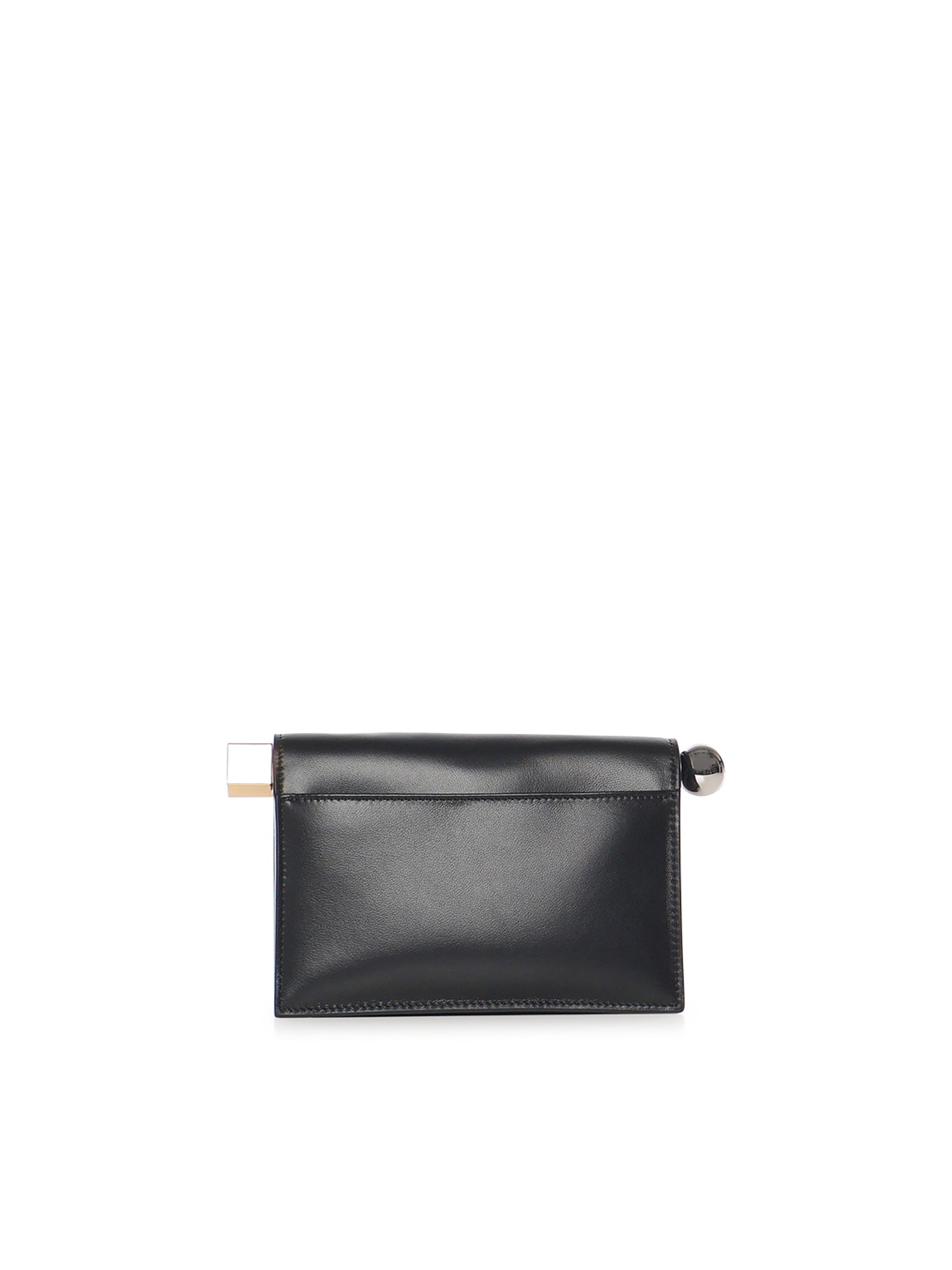 Clutch Rond Carré in nappa BAW00392AC27L14 990 JACQUEMUS 