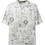 Camicia con stampa in misto viscosa e lino SHM00646AW00930 1TA JACQUEMUS 