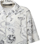 Camicia con stampa in misto viscosa e lino SHM00646AW00930 1TA JACQUEMUS 