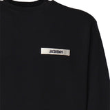 Felpa con logo in gros-grain SSM00206AJ00126 990 JACQUEMUS 