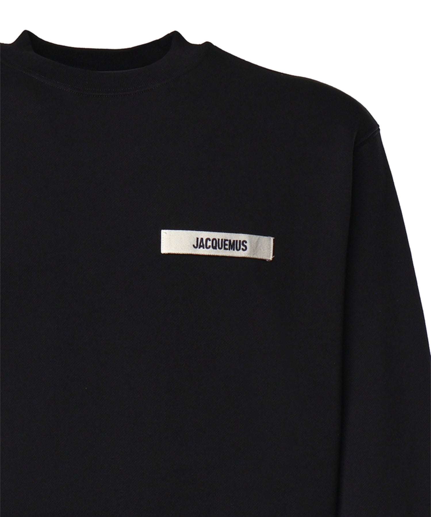 Felpa con logo in gros-grain SSM00206AJ00126 990 JACQUEMUS 