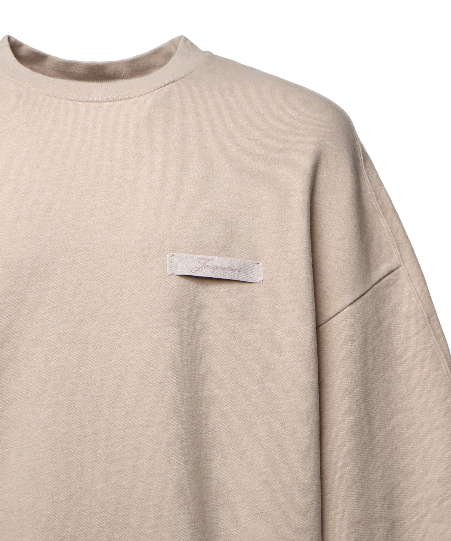 Felpa in cotone con logo SSU00219AJ00325 130 JACQUEMUS 