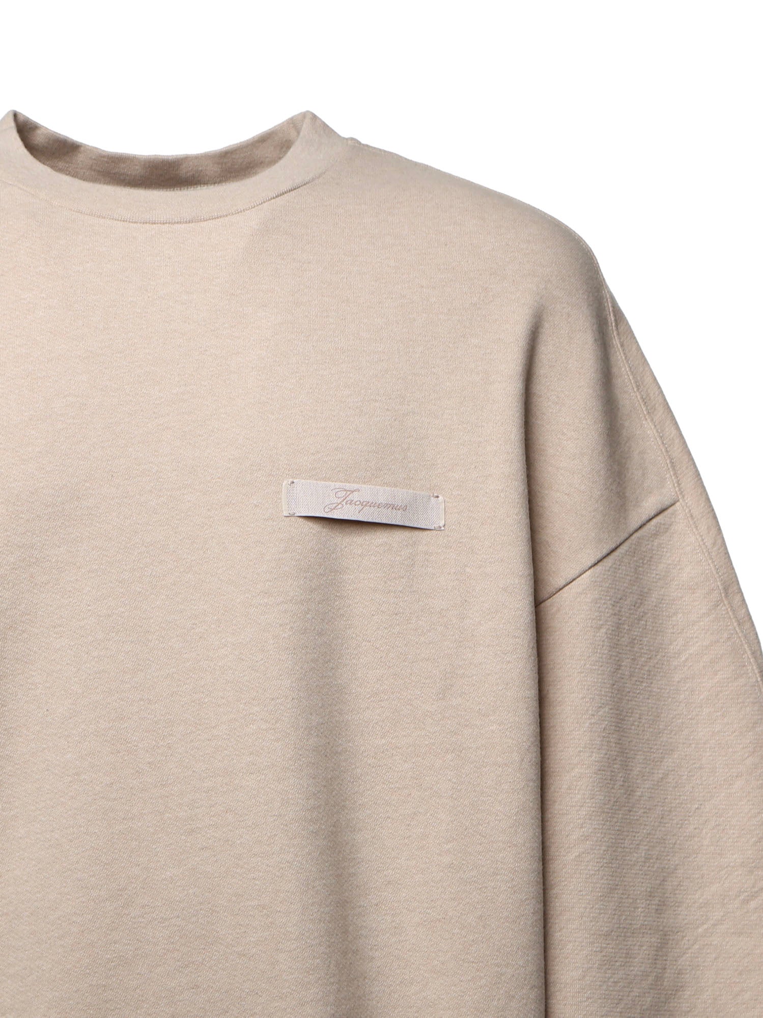 Felpa in cotone con logo SSU00219AJ00325 130 JACQUEMUS 
