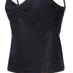 Top in denim de-Nîmes Pina TOW00951AD00041 390 JACQUEMUS 
