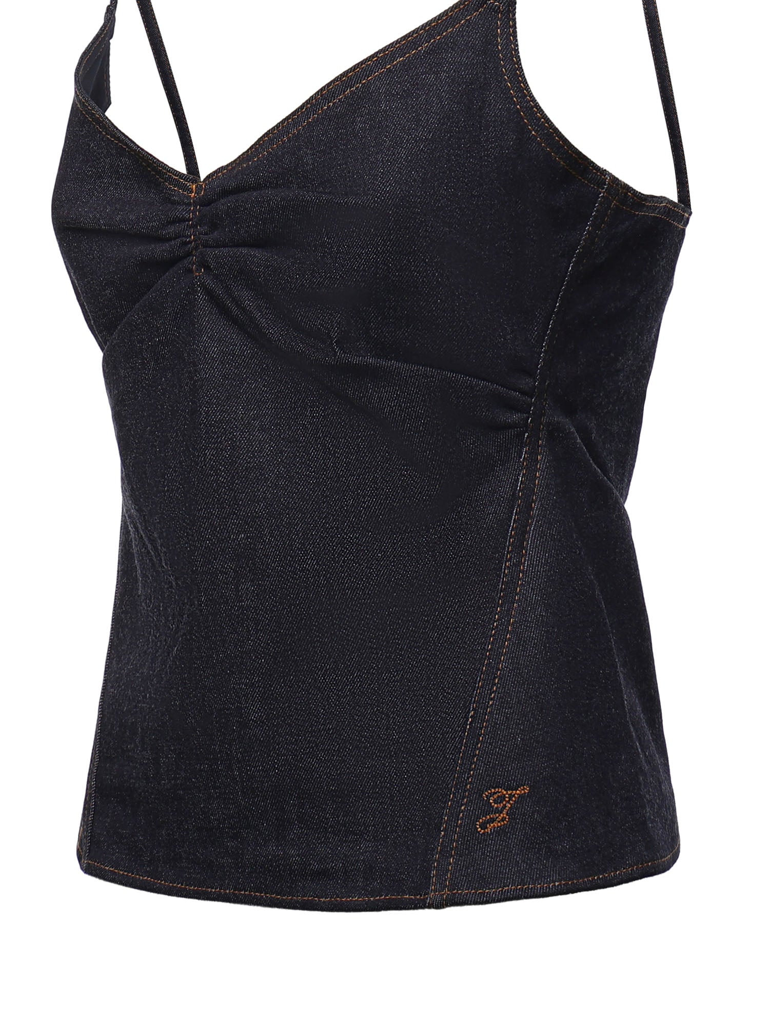 Top in denim de-Nîmes Pina TOW00951AD00041 390 JACQUEMUS 