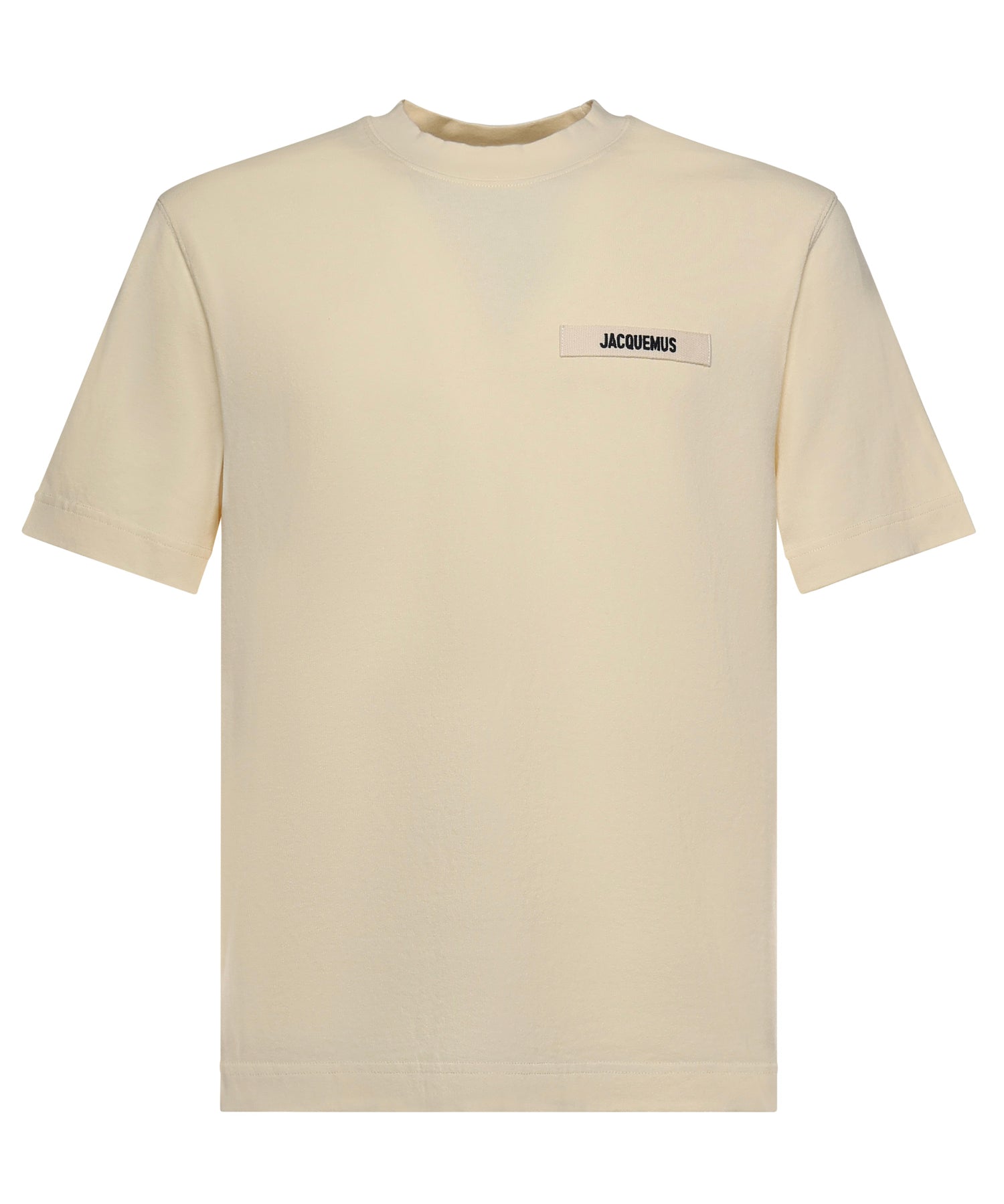 T-shirt in cotone con logo TSM00133AJ00226 150 JACQUEMUS 