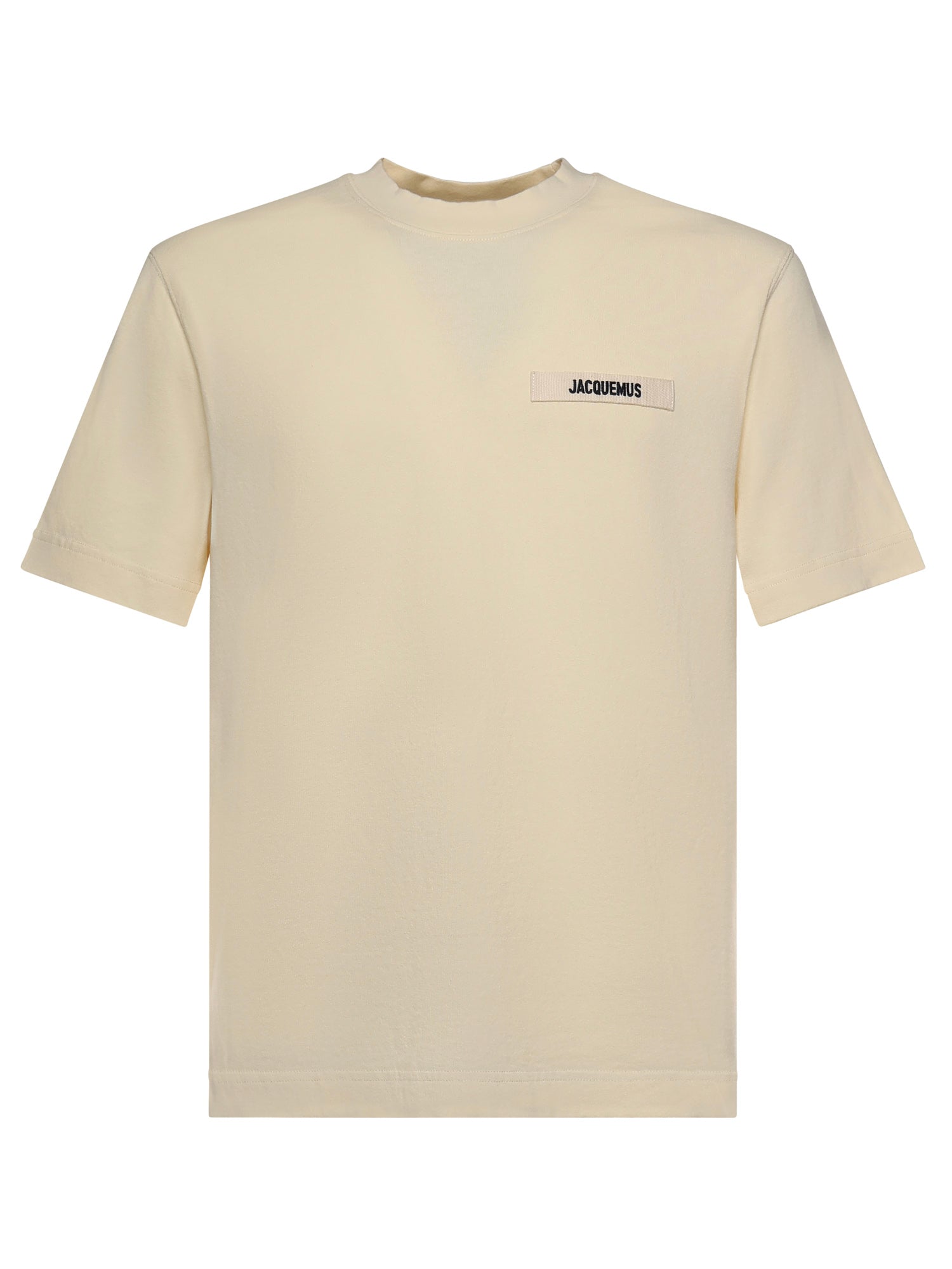T-shirt in cotone con logo TSM00133AJ00226 150 JACQUEMUS 