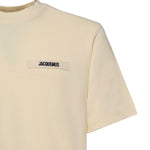 T-shirt in cotone con logo TSM00133AJ00226 150 JACQUEMUS 