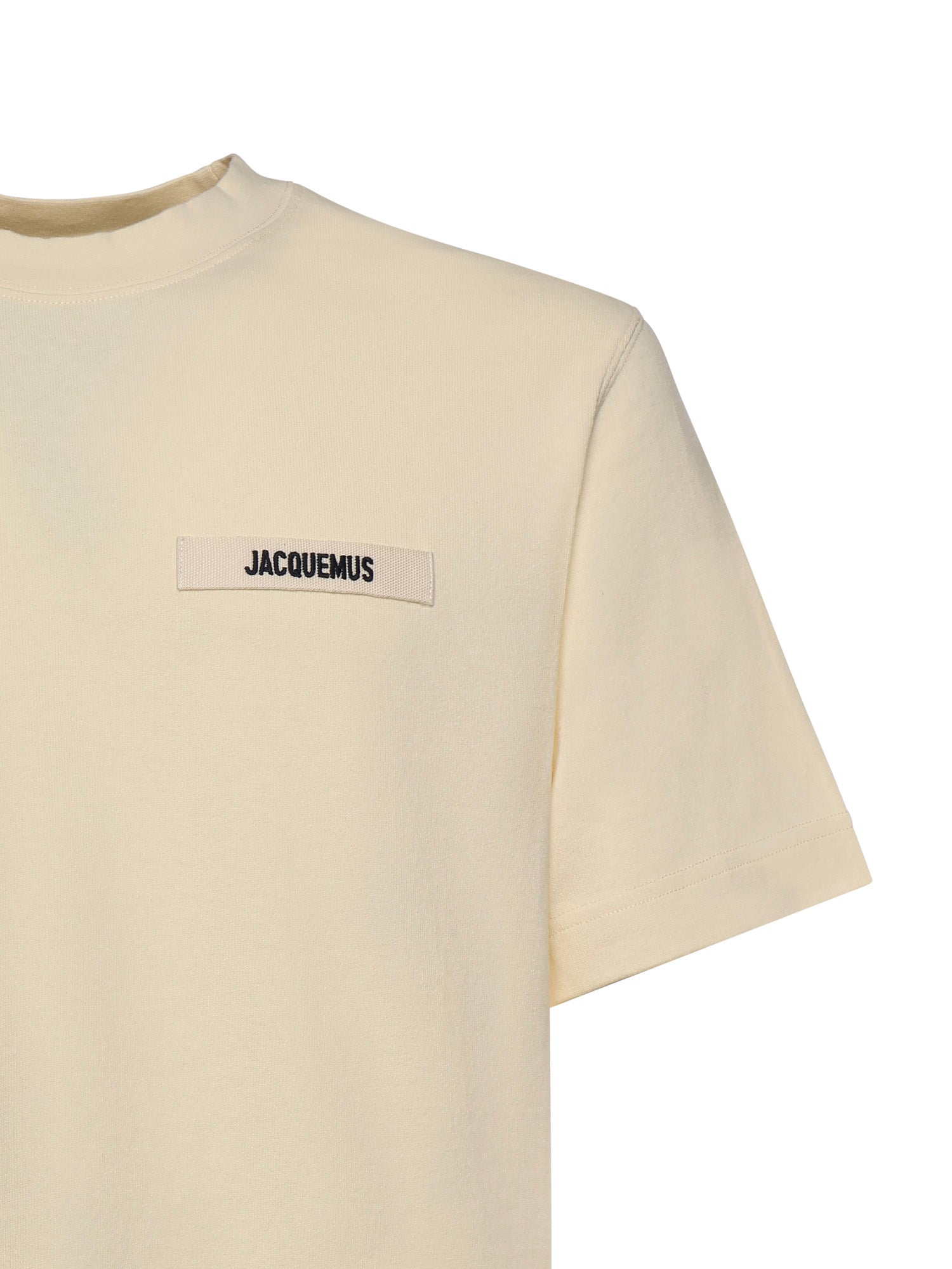 T-shirt in cotone con logo TSM00133AJ00226 150 JACQUEMUS 