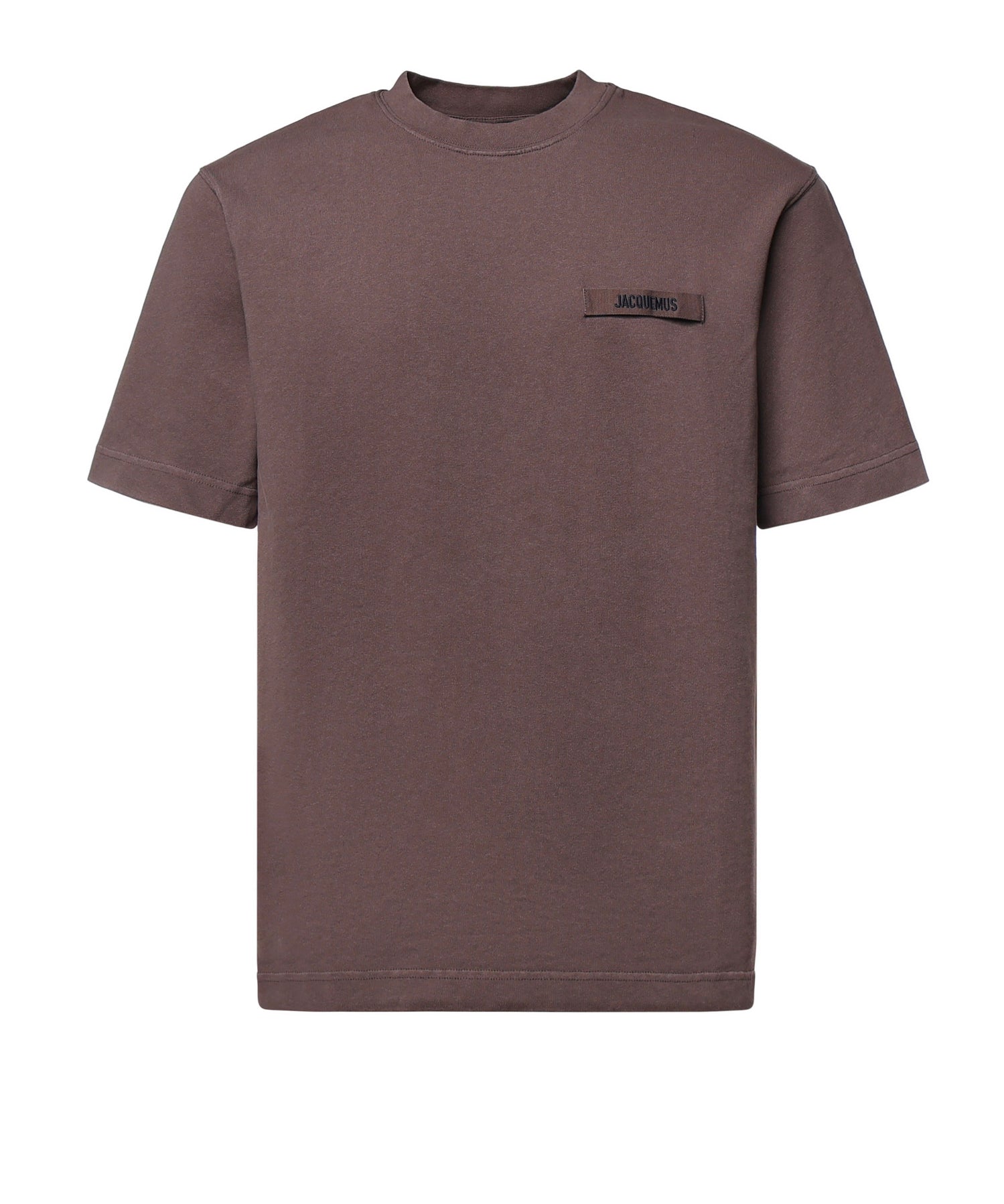 T-shirt in cotone con logo TSM00133AJ00226 850 JACQUEMUS 