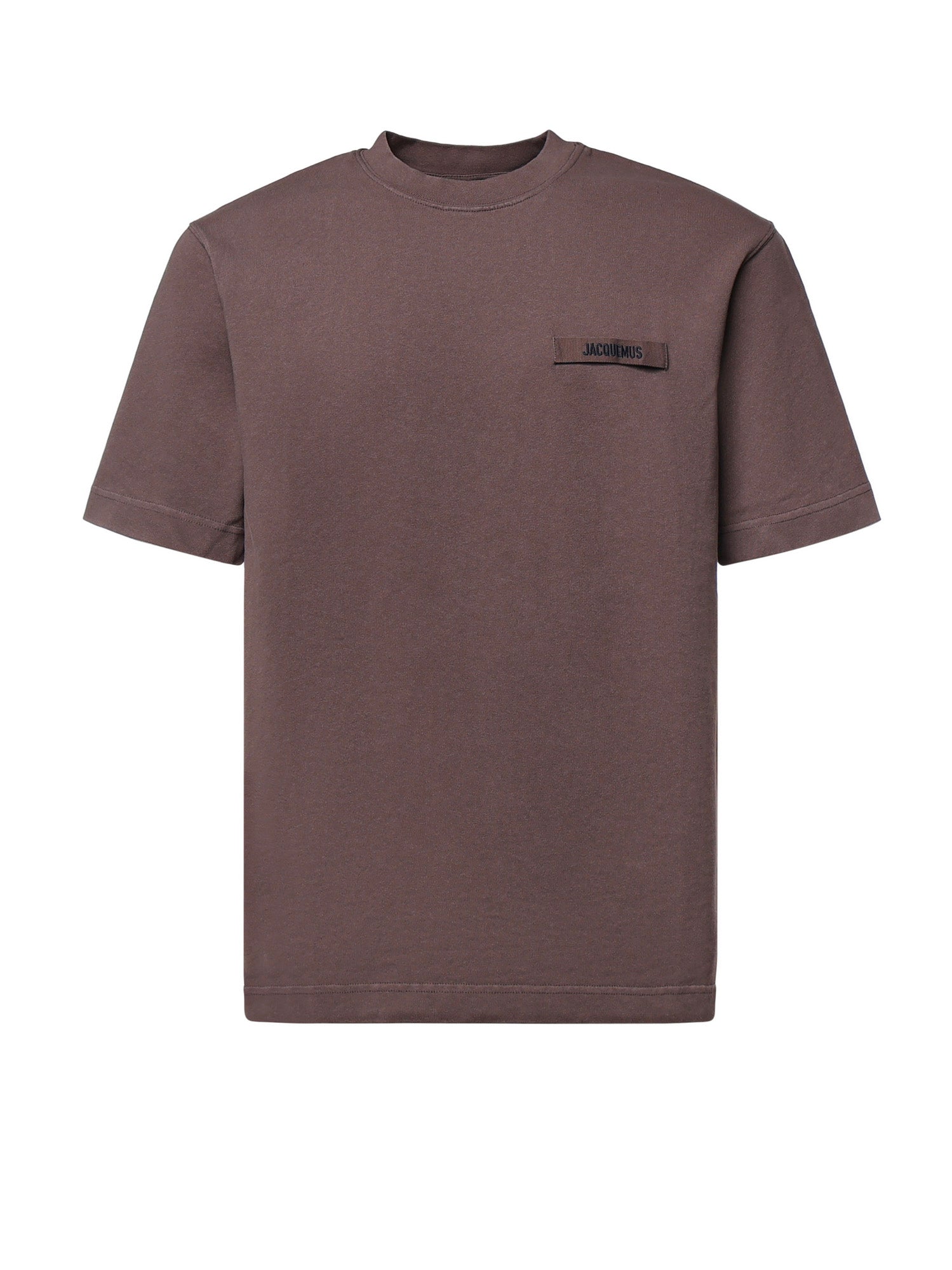 T-shirt in cotone con logo TSM00133AJ00226 850 JACQUEMUS 