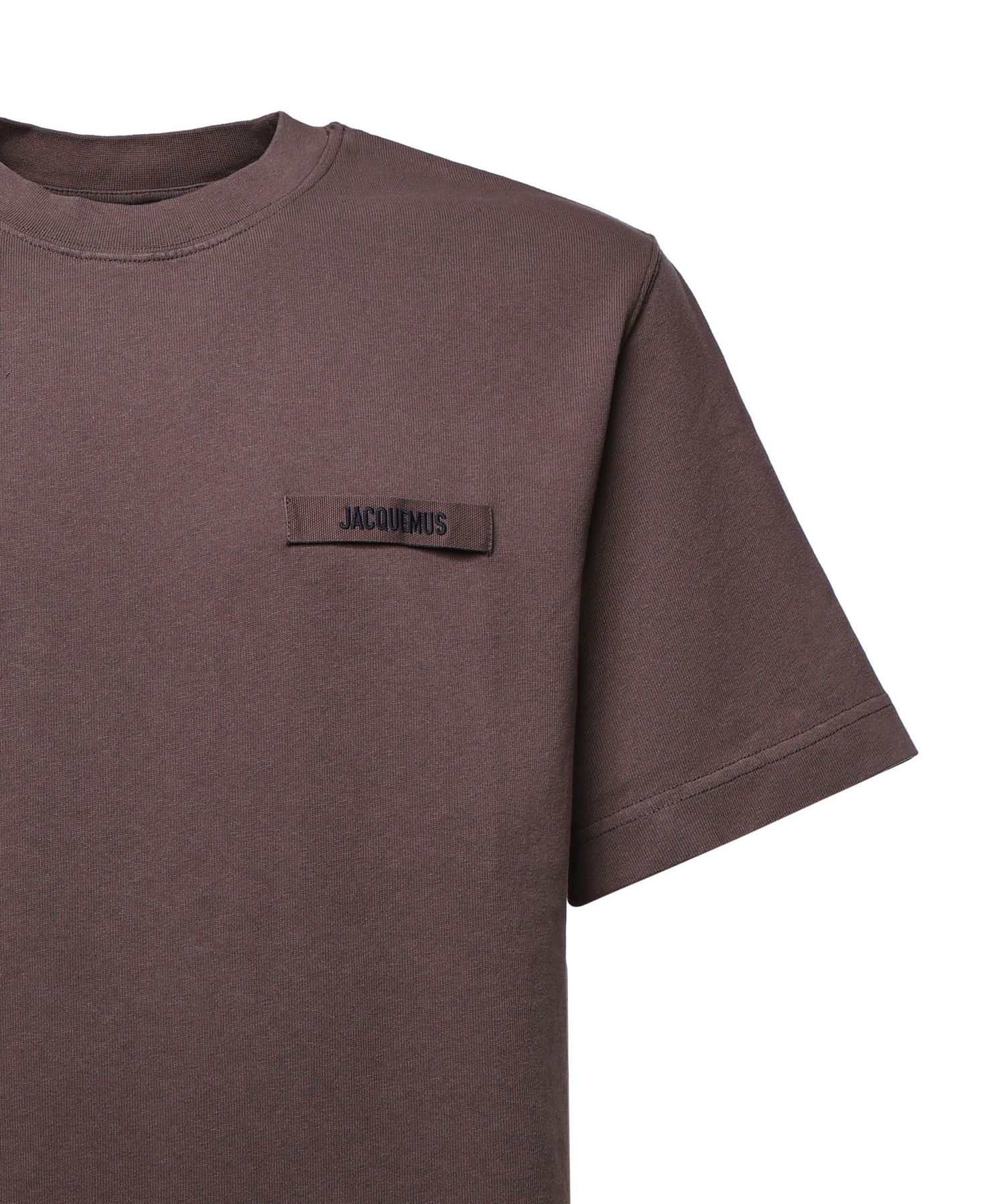 T-shirt in cotone con logo TSM00133AJ00226 850 JACQUEMUS 