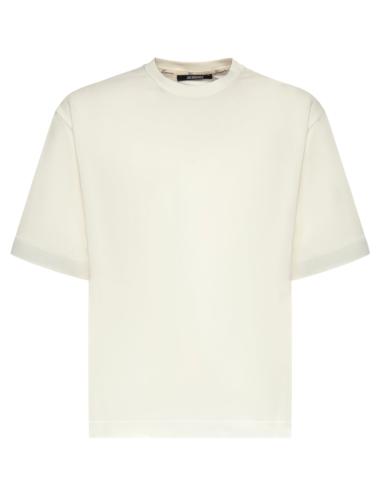 T-shirt Le T-shirt Rond Carré TSM00578AJ00254 100 JACQUEMUS 