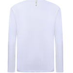 T-shirt in misto cotone con logo TSU00351AJ00289 100 JACQUEMUS 