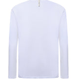 T-shirt in misto cotone con logo TSU00351AJ00289 100 JACQUEMUS 