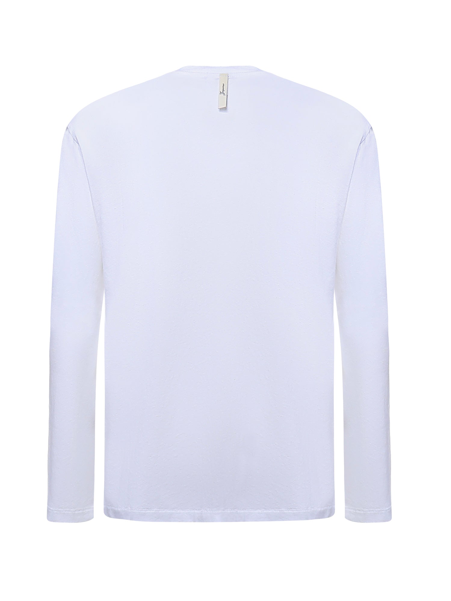 T-shirt in misto cotone con logo TSU00351AJ00289 100 JACQUEMUS 