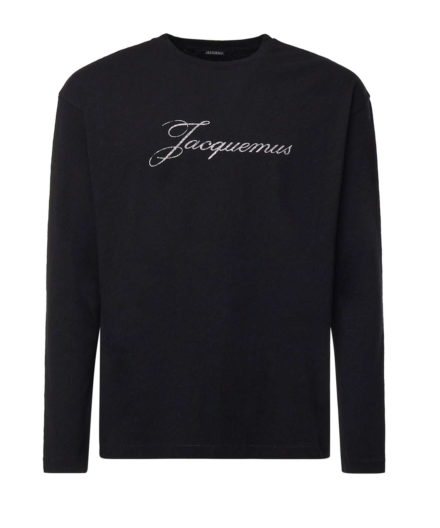 T-shirt in misto cotone con logo TSU00351AJ00289 990 JACQUEMUS 
