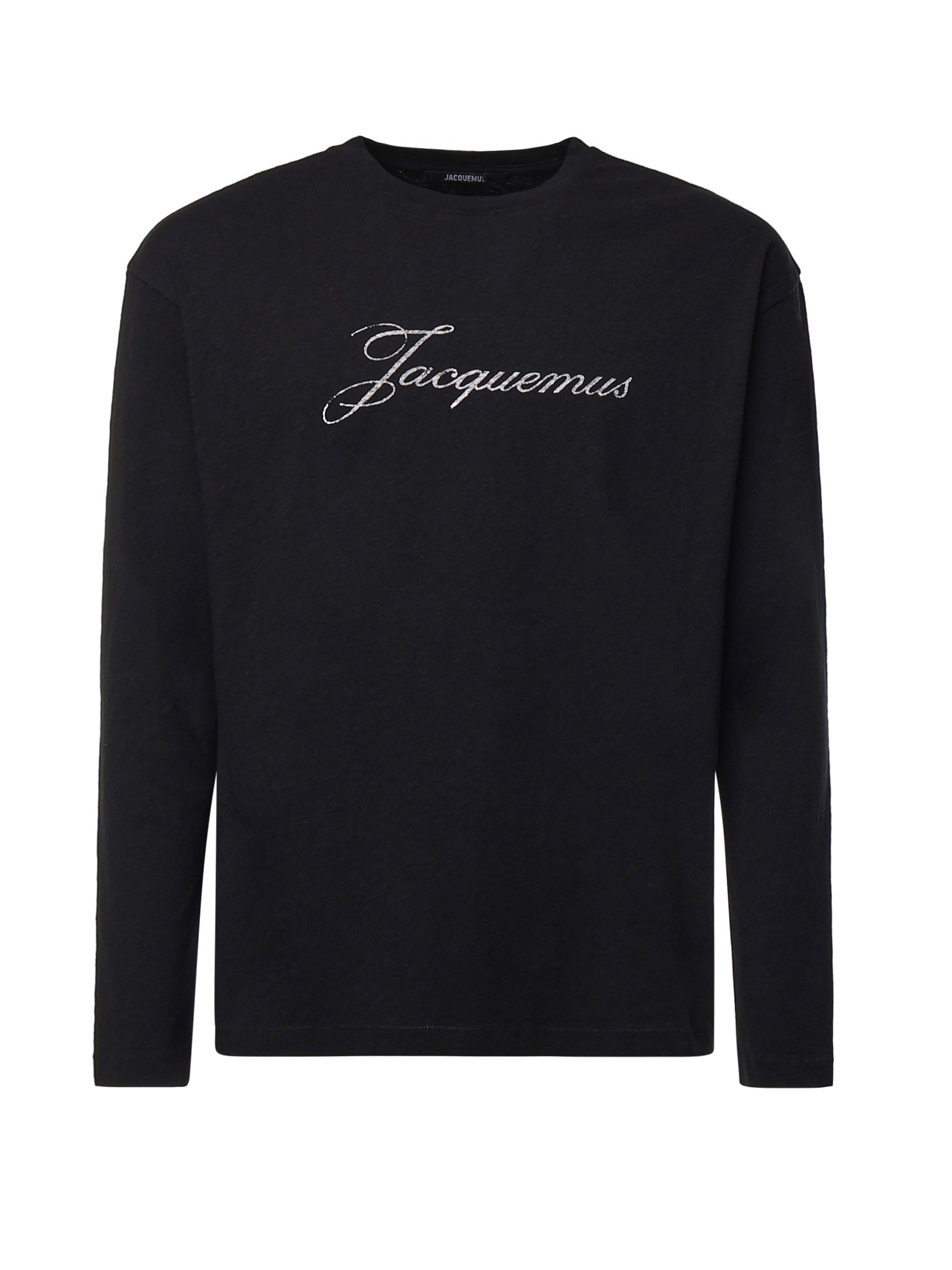 T-shirt in misto cotone con logo TSU00351AJ00289 990 JACQUEMUS 