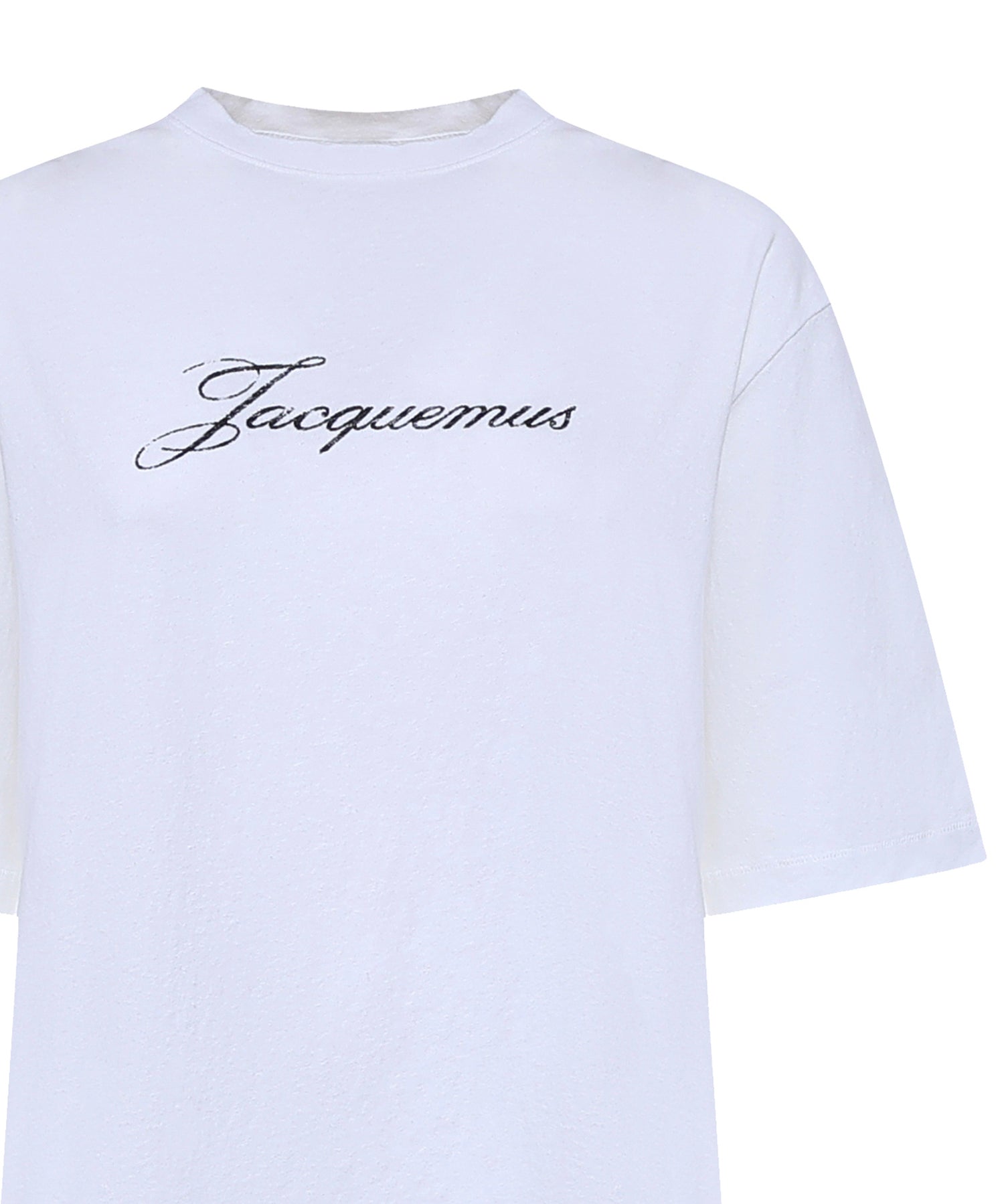 T-shirt Jacquemus con logo TSW00596AJ00289 100 JACQUEMUS 