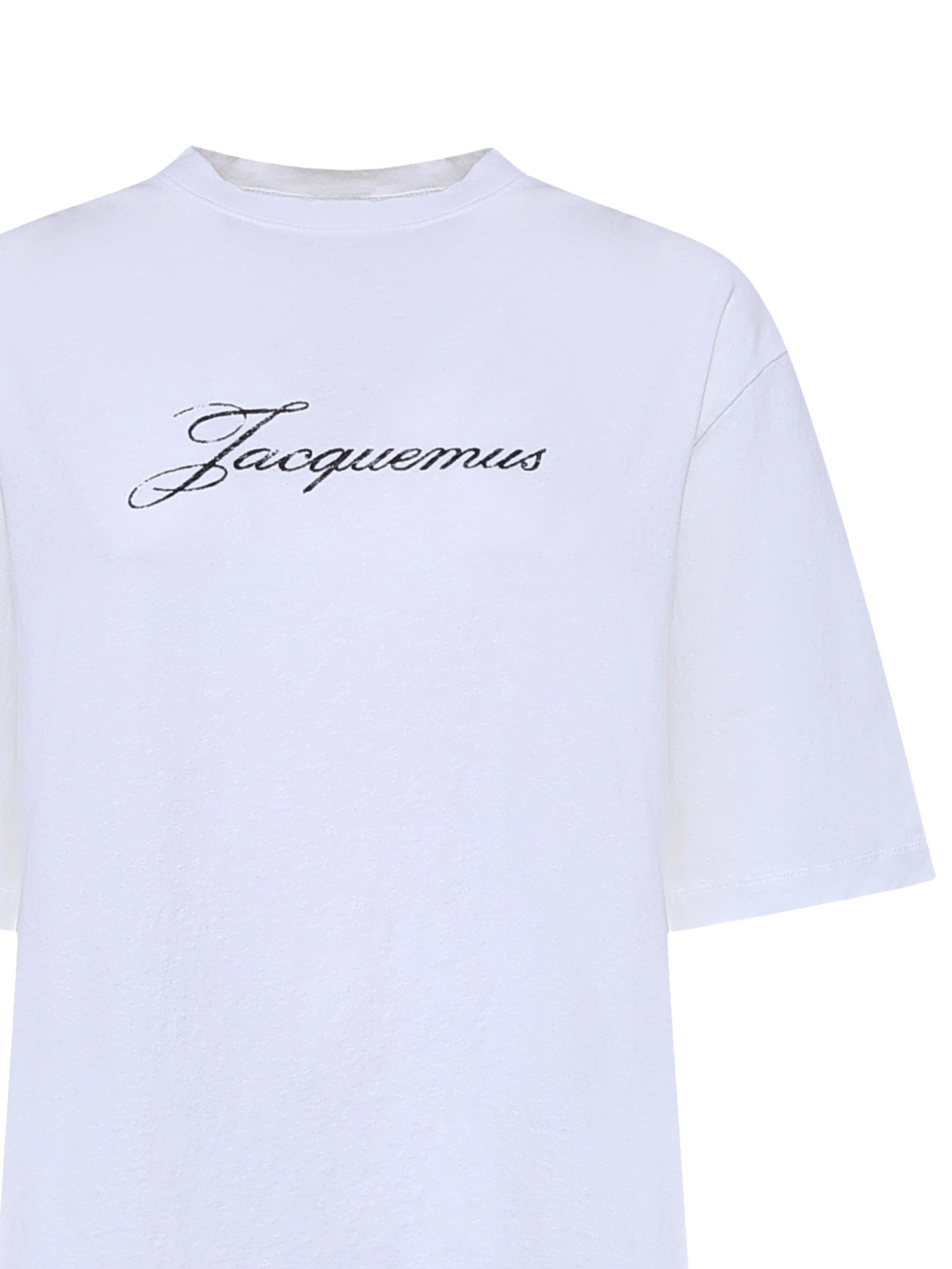 T-shirt Jacquemus con logo TSW00596AJ00289 100 JACQUEMUS 