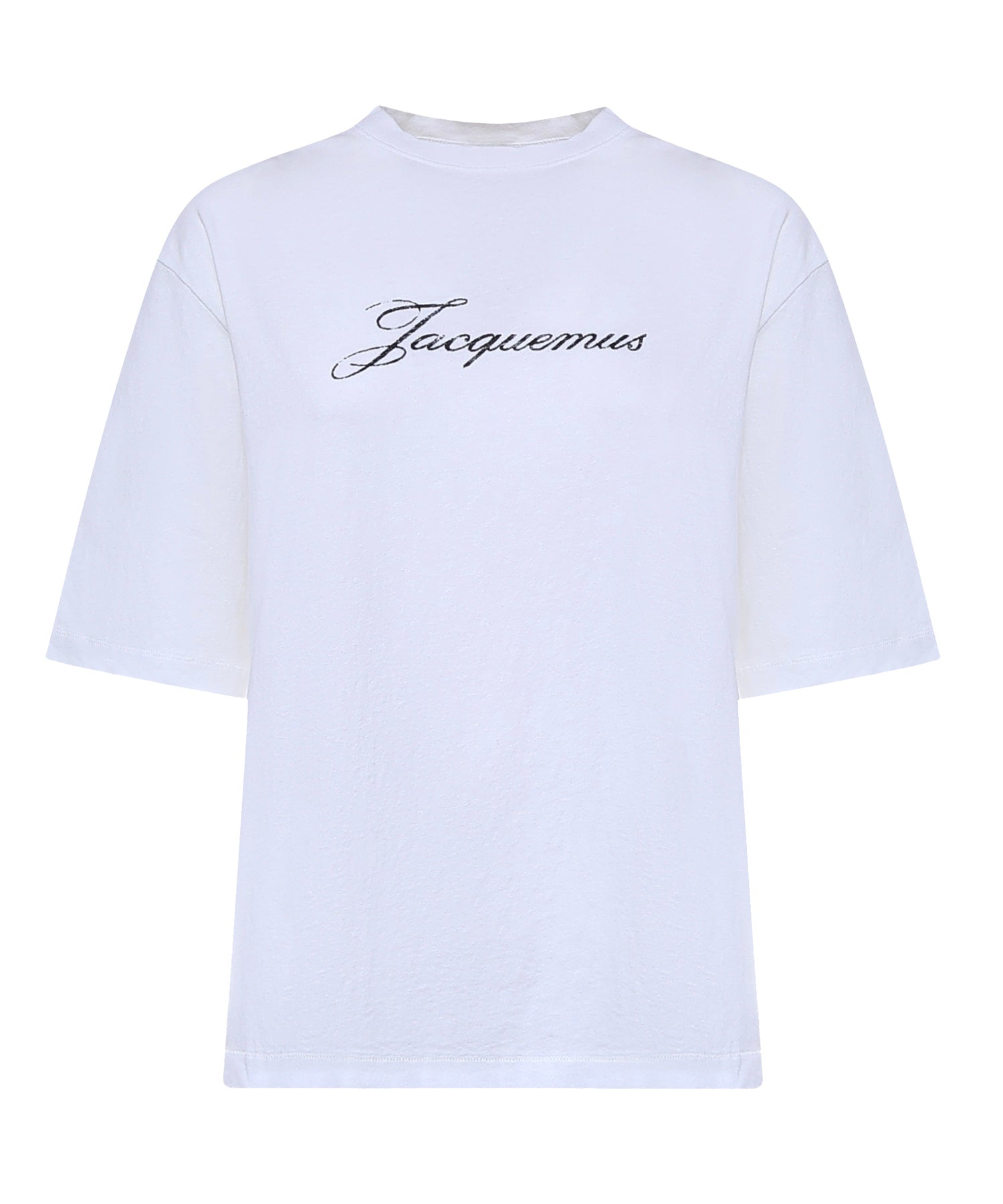 T-shirt Jacquemus con logo TSW00596AJ00289 100 JACQUEMUS 