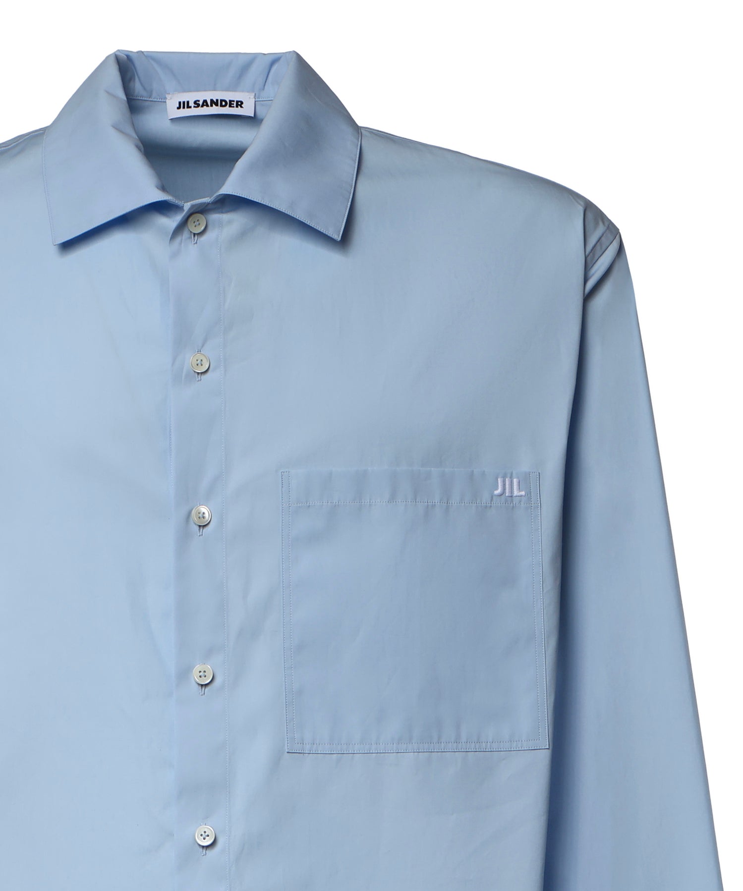 Camicia in popeline di cotone J22DL0392 J45342458 JIL SANDER 