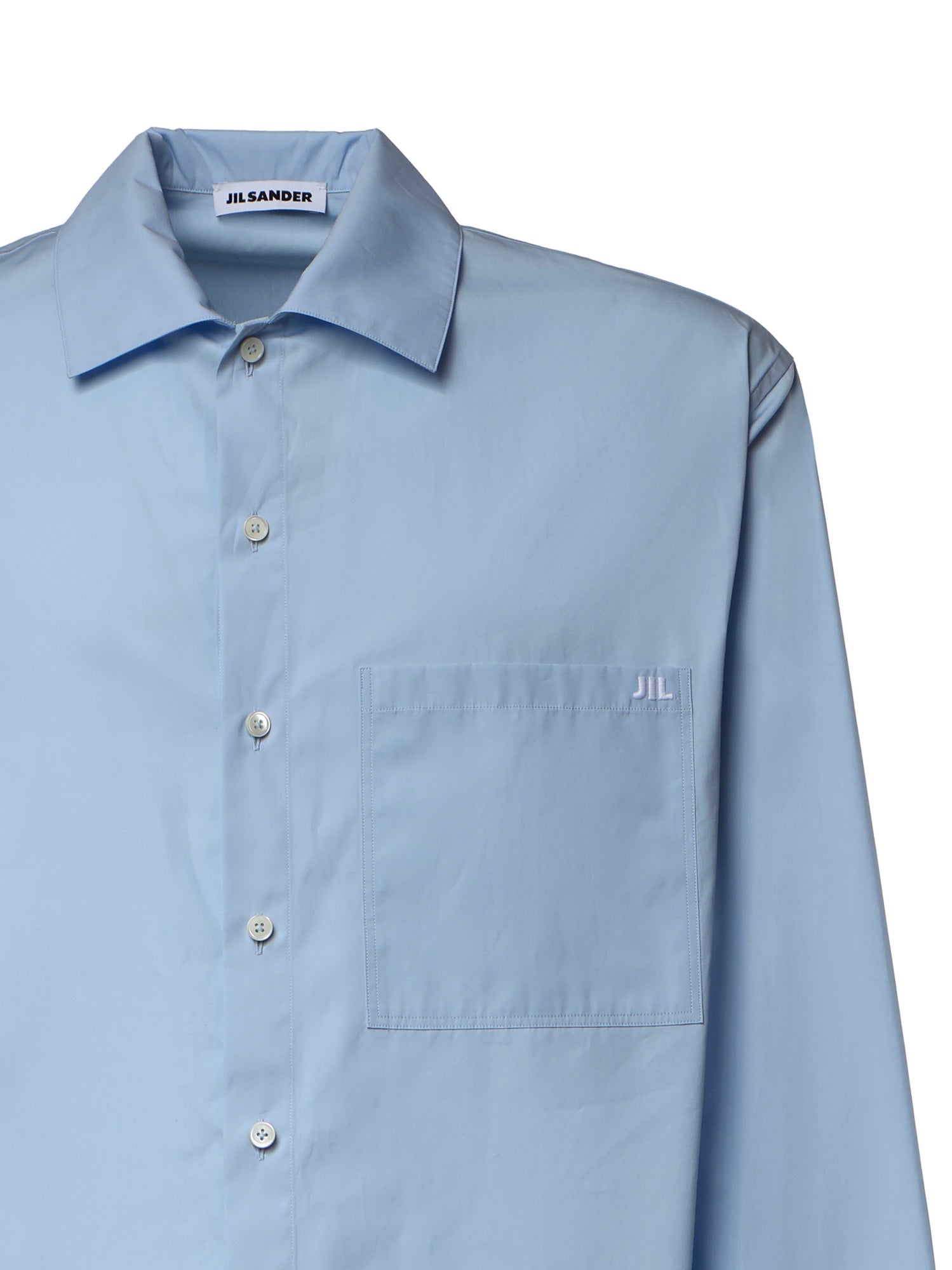 Camicia in popeline di cotone J22DL0392 J45342458 JIL SANDER 