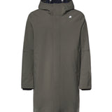 Giacca lunga Thomas Bonded con logo K7126WW AF0 K-WAY 