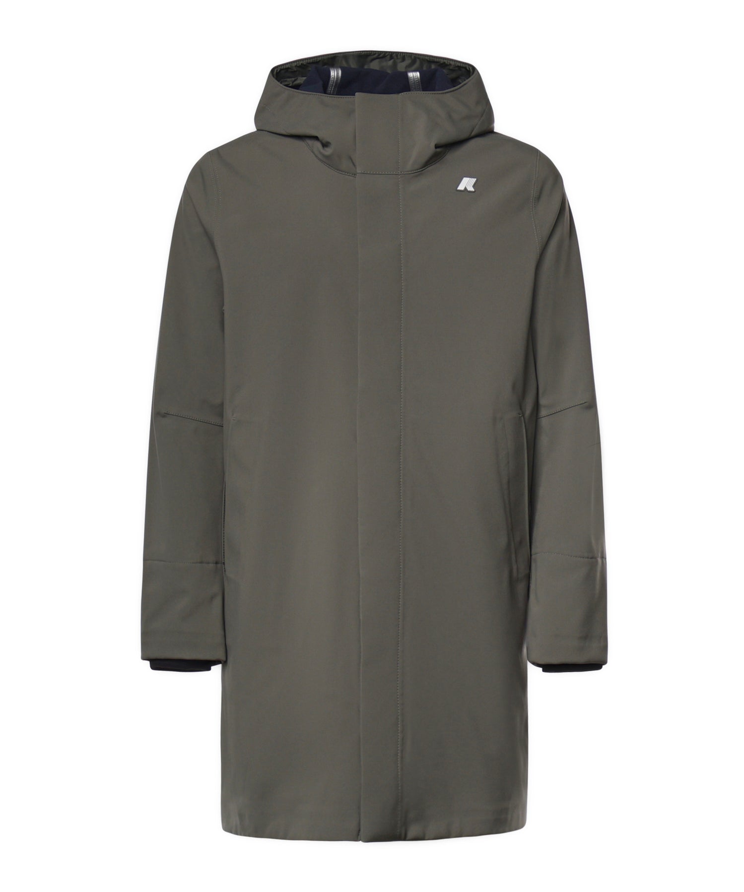 Giacca lunga Thomas Bonded con logo K7126WW AF0 K-WAY 