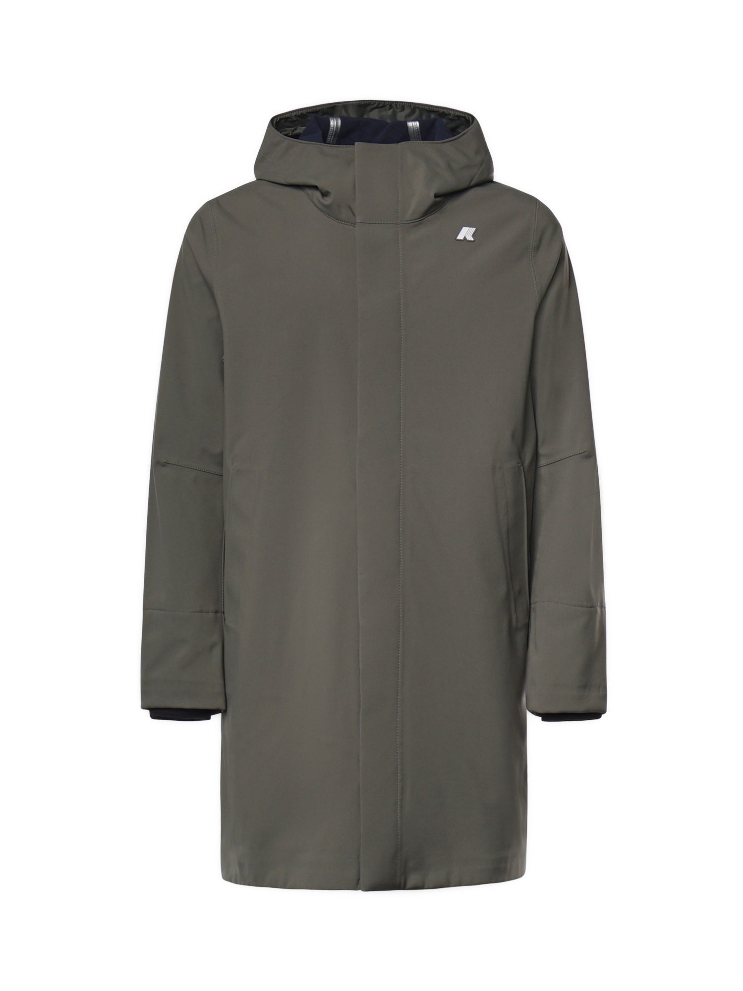Giacca lunga Thomas Bonded con logo K7126WW AF0 K-WAY 