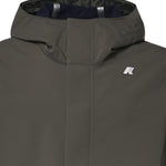 Giacca lunga Thomas Bonded con logo K7126WW AF0 K-WAY 