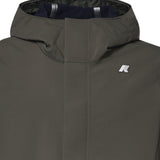 Giacca lunga Thomas Bonded con logo K7126WW AF0 K-WAY 