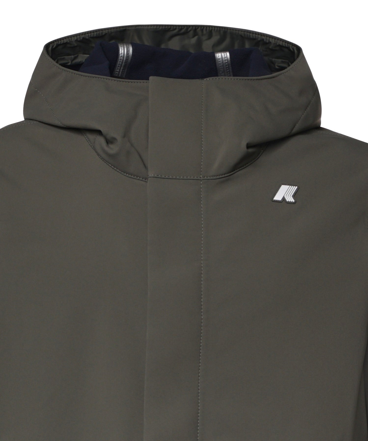 Giacca lunga Thomas Bonded con logo K7126WW AF0 K-WAY 