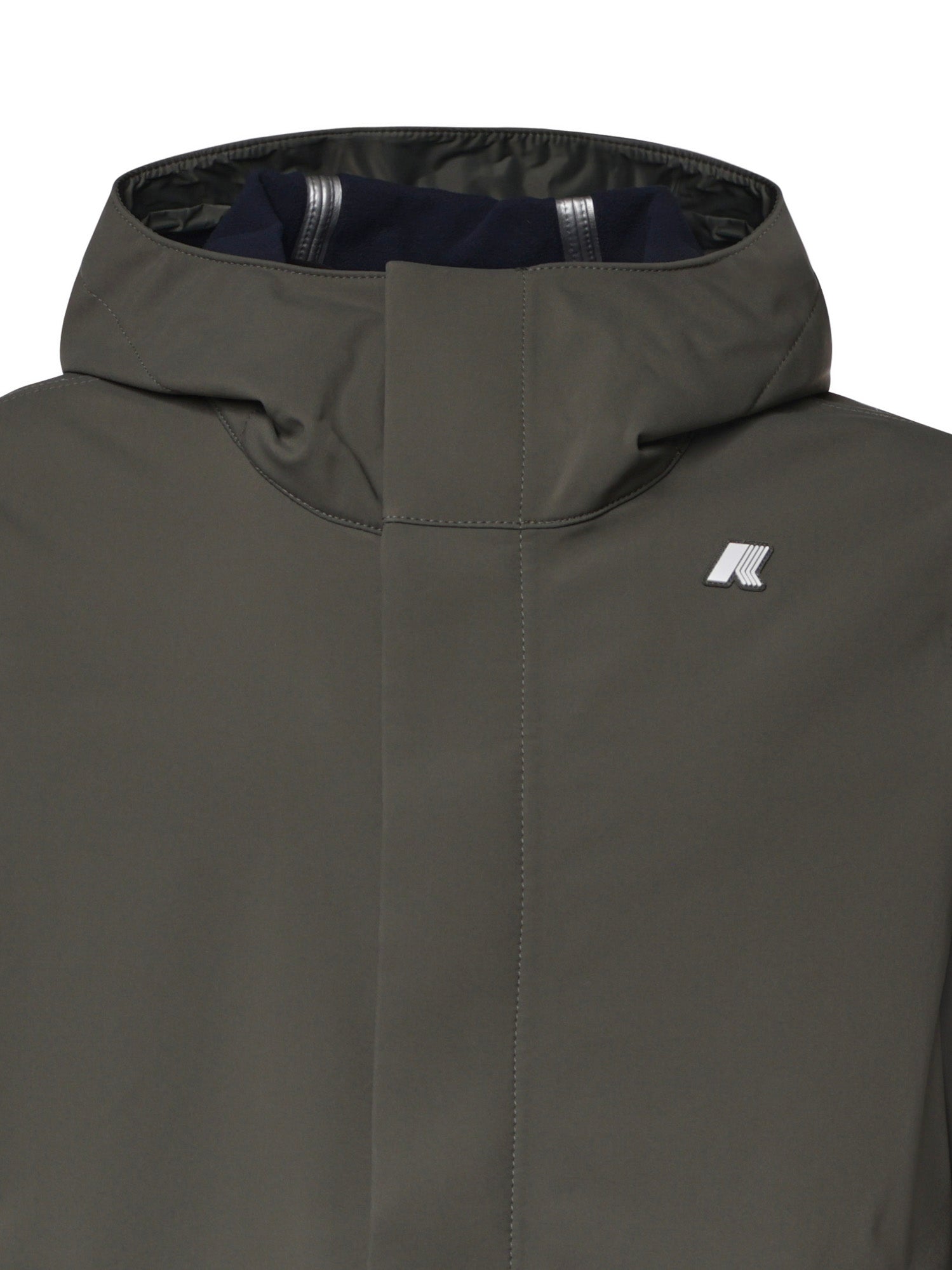 Giacca lunga Thomas Bonded con logo K7126WW AF0 K-WAY 