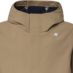 Giacca lunga Thomas Bonded con logo K7126WW DB6 K-WAY 