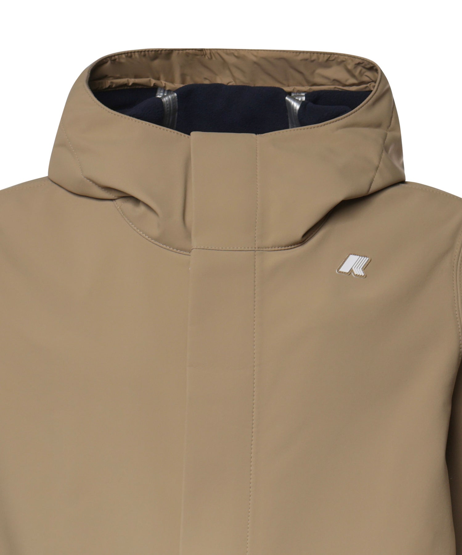 Giacca lunga Thomas Bonded con logo K7126WW DB6 K-WAY 